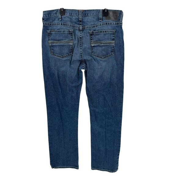 Ariat Denim M2 Relaxed Bootcut Mens Jeans 40x34 Blue Cotton Spandex Durable - Picture 2 of 10